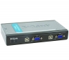 D-LINK Switch 4 Ports Tastatur/Monitor/Maus mit integrierten Kabeln + USB DKVM-4U 
