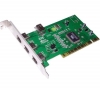 ADVANCE PCI-Controller-Card 3 FireWire-Ports FW-B401 + Kabelklemme (100er Pack) + Box mit Schrauben fr den Informatikgebrauch 