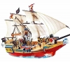 PLAYMOBIL 4290 Groes Piraten-Tarnschiff + 4295 Schatztransport im Ruderboot + 4139 KompaktSet Pirateninsel 