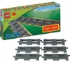 LEGO Duplo - 6 gerade Schienen - 2734 