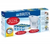 BRITA Set mit 4 Packs von 3 Kartuschen MAXTRA + 1 Tischwasserfilter Marella Cool - JAHRESPAKET 