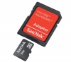 SANDISK Speicherkarte MicroSD 2 GB + SD-Adapter 