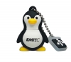 EMTEC USB-Stick 4 GB Aquarium - Pinguin + USB-Hub 4 Ports UH-10 