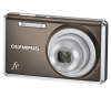 OLYMPUS FE-4030 - anthrazit + Ultrakompakte PIX-Ledertasche + SDHC-Speicherkarte 8 GB 