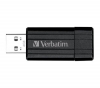 VERBATIM USB-Stick Store'n' Go PinStripe 4 GB - schwarz + USB-Verlngerung Typ A Stecker/Buchse - 2 m - MC922AMF-2M 