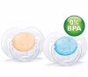 PHILIPS AVENT 2 durchsichtige Schnuller SCF170/20 ohne BPA - 0/3 Monate 