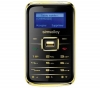 SIMVALLEY Pico Inox RX-180 - Gold + Mini-Ladegert fr Zigarettenanznder micro USB 