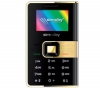 SIMVALLEY Pico Color RX-280 - Gold + Mini-Ladegert fr Zigarettenanznder micro USB 