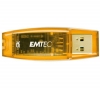 EMTEC USB-Stick 2.0 C400 16 GB - orange + Etui USB-201K - Schwarz + USB-Verlngerung Typ A Stecker/Buchse - 2 m - MC922AMF-2M 