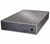 LACIE Festplatte Minimus - 1 TB, Silber + USB-Hub 4 Ports UH-10 