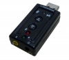 POWER STAR Externe Soundkarte USB Soft 7.1 - CS-USB-71 + Kabelklemme (100er Pack) + Box mit Schrauben fr den Informatikgebrauch + Box mit 8 Przisionsschraubenziehern mit Unterlage 