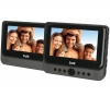 DJIX Tragbarer DVD-Player + Monitor PVS 702-40LSM TWIN 