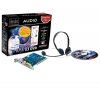 HERCULES + 5.1 PCI Soundkarte Gamesurround Muse 5.1 DVD mit Kopfhrer und Skype + Kabelklemme (100er Pack) + Box mit Schrauben fr den Informatikgebrauch 