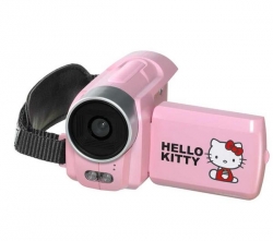 INGO Camcorder Hello Kitty + SD Speicherkarte 2 GB + Ladegert 8H LR6 (AA) + LR035 (AAA) V002 + 4 Akkus NiMH LR6 (AA) 2600 mAh 