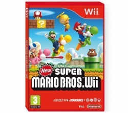 NINTENDO New Super Mario Bros.Wii [WII] + Fernbedienung Wii Plus Rosa [WII] 