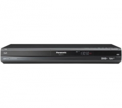 PANASONIC DVD-Recorder DMR-EX773 + HDMI-Kabel - 24-kartig vergoldet - 1,5 m - SWV3432WS/10 + Universalfernbedienung Slim 4 in 1 