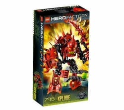 LEGO Hero Factory - Xplode - 7147 + Hero Factory - Corroder - 7156 