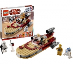 LEGO Star Wars - Luke's Landspeeder - 8092 + Star Wars - Rebel Trooper Battle Pack - 8083 