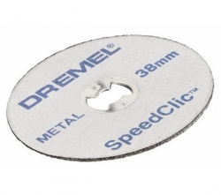 DREMEL 12er Pack SpeedClic Trennscheiben 38 mm zum Schneiden von Glasfaser - 2615S456JD 