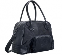 QUINNY Tasche It-bags Round Black + Mini-Set fr Speisen rot + Ltzchen rot 