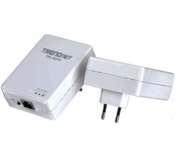 TRENDNET Set von 2 Adaptern Powerline Communication (PLC) AV 500 Mbps TPL-401E2K 