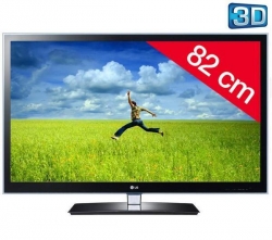 LG + LED-Fernseher 3D 32LW4500 + Wandhalterung schwarz + Kabelabdeckung STILE Line Cover Double  + HDMI-Kabel - 24-kartig vergoldet - 1,5 m - SWV3432WS/10 
