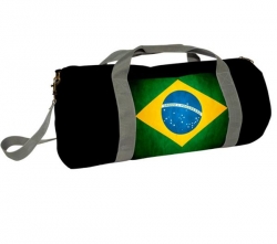 KOTHAI Sporttasche 20 cm Brazil Flag Schwarz 