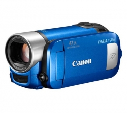 CANON LEGRIA FS406 - Camcorder - Breitbildformat - 800 Kpix - optischer Zoom: 37 x - untersttzter Speicher: SD, SDXC, SDHC - Flash-Karte - Silber 